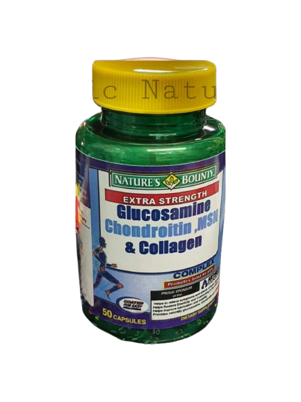 Glucosamina + Condroitina + MSN y Colágeno